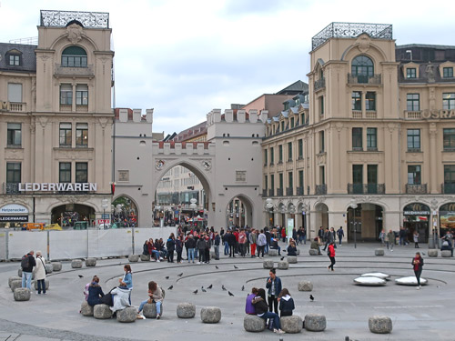 Karlsplatz in Munich Germany