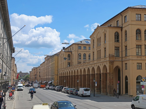 Maximilian Street in Munich Germany