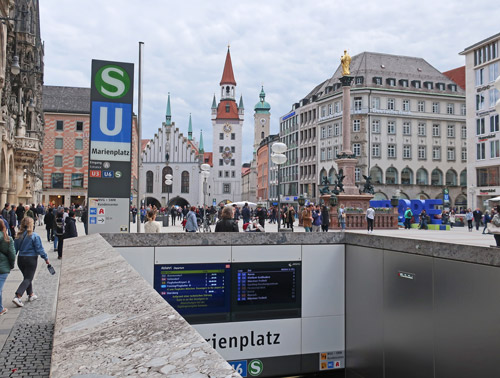 Munich Public Transit - Marienplatz