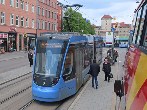 Tram in Munich Germany